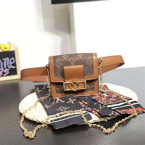 lv dauphine bumbag size mm